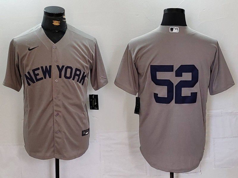 Men New York Yankees #52 No Name Nike Game 2024 MLB Jersey style 724->new york yankees->MLB Jersey